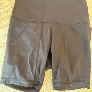 ALO Yoga Black High-Waist Athletic Bike Shorts